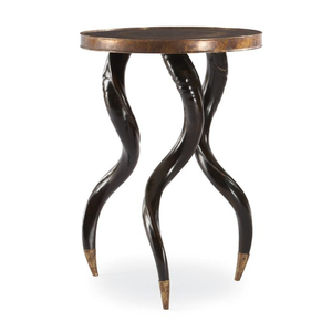 Mesas de Centro de Lujo para el Hogar y Hoteles, Hechas en India, de Metal de la Más Alta Calidad, con Forma Cilíndrica y Textura Martillada, Chapadas en Oro de Alta Calidad - Product Image 3
