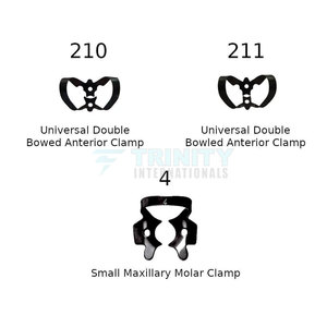 Kit de Pinzas para Dique de Goma de Alta Calidad, Fabricado en Pakistán, Acero Inoxidable, Más Vendido - Product Image 4