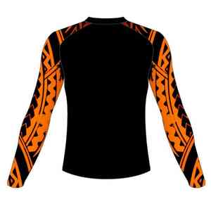 Chemise de surf de qualité supérieure avec protection solaire, tissu respirant et impression par sublimation résistante à la décoloration, rashguard - Product Image 5