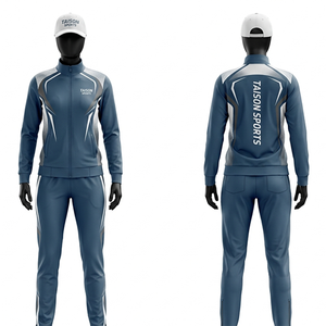 Premium 240 GSM Polyester Spandex Women Badminton Tracksuit Brown Beige Panel Design Custom Sublimation Logo - Product Image 4