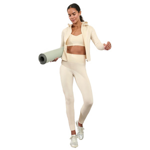 Leggings tendance pour femmes, taille haute, en tissu extensible, moulant, confortable, respirant, pour un style de vie actif - Product Image 1