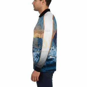 เสื้อโปโลตกปลาสำหรับผู้ชาย ลายซับลิเมชั่น ป้องกันแสงแดด UPF 50+ แห้งเร็ว เหมาะสำหรับการแข่งขันตกปลา - Product Image 5