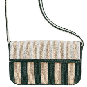 Bolso de Mano Bordado de Alta Calidad para Mujer, Multicolor, con Cuentas, para Fiestas y Eventos, con Cierre de Cremallera, Grande, Profesional y Moderno - Product Image 1