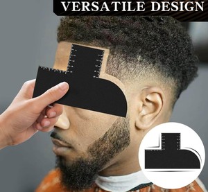 Carte de mesure professionnelle en acier inoxydable massif pour outil de façonnage de la ligne des cheveux, réutilisable, indicateurs de précision - Product Image 6
