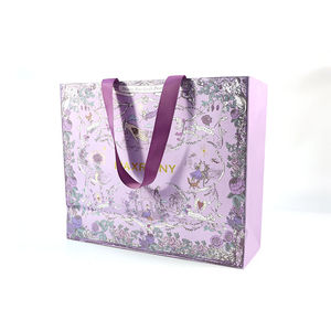 Sacs de courses en papier ondulé personnalisables de qualité supérieure, sacs d'épicerie écologiques en kraft avec poignées, parfaits pour une utilisation durable - Product Image 5