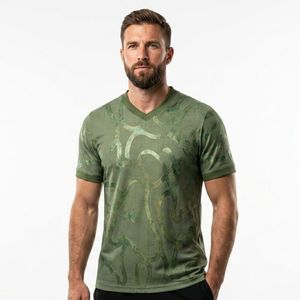 Vêtements streetwear personnalisés, design sur mesure, maillot de foot respirant en mesh, t-shirt col V - Product Image 1