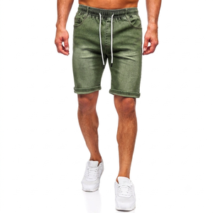 Pantalones Cortos de Mezclilla Populares para Hombre, Estilo Clásico Vintage, 100% Algodón, Lavado Snow Wash, Venta al por Mayor - Product Image 1