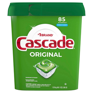 Cascade ActionPacs Dishwasher <b>Detergent</b>, Fresh Scent, 85-Count - Product Image 1