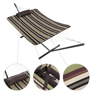 <b>Hammock</b> with Stand Durable and Comfortable Portable <b>Hammock</b> for Outdoor Recreation - Product Image 5