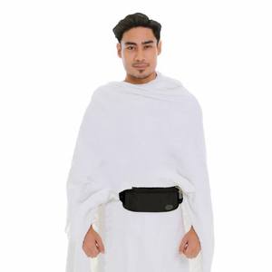 Ihram Personalizado OEM para Hombre, Makkah y Medina, Vestimenta Islámica, Ropa Musulmana, Ihram Liso Blanco para Hajj y Umrah - Product Image 1