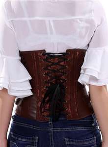 Corsets vintage pour femmes, sexy, gainants, respirants, en cuir moderne, pour grandes tailles - Product Image 6
