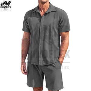 Wholesale Summer Men Casual Shorts <b>Sets</b> High Quality Sleeve T Shirt Shorts Solid <b>Set</b> Men's Clothing Shorts <b>Sets</b> - Product Image 2