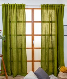 OEM Manufacturer Cotton Blackout Grommet <b>Curtains</b> Flame Retardant Double Open <b>Window</b> Drapes Custom Colors - Product Image 5