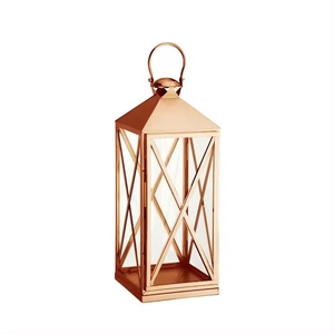 Popular Design <b>Brass</b> <b>Lantern</b> With Glass Panels For Home Decoration Durable Metal Candle Holder Wedding Design <b>Lantern</b> - Product Image 4