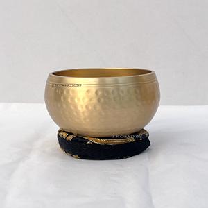 Cuencos Cantores Martillados Personalizables de Alta Calidad con Serigrafía, Cuenco de Sonido para Meditación, Cuenco Tibetano de Bronce y Latón con Martillo y Cojín - Product Image 3