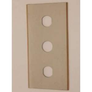 Lame de découpe rotative de précision à 3 trous 43x22x0.10mm M2 HSS pour le recyclage du plastique et les pièces de machines de granulation - Product Image 3