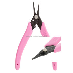 Pinzas de Punta Fina Xuron 450 de Alta Calidad, Mango Negro, Mandíbula Lisa, Acero Inoxidable, Herramienta para Joyería - Product Image 4