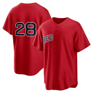 Camiseta de Verano para Hombre de la Mejor Calidad, Personalizable, Estilo Americano de Softbol, para Todos los Equipos, Transpirable, Tallas Grandes, Color Sólido, 100% - Product Image 3