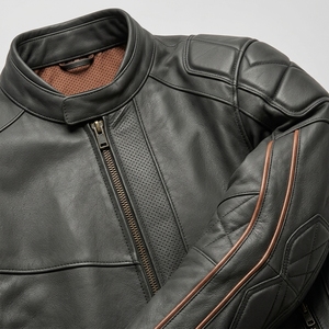 Chaqueta de carreras para motocicleta con acolchado protector para hombros, codos y espalda, incluye protección OEM. - Product Image 6