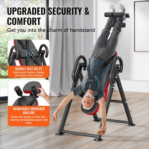 Tavolo per Inversione Professionale con Capacità di 136 kg, Macchina per Decompressione e Stretching della Schiena, Attrezzatura per Allenamento di Forza - Product Image 3
