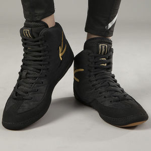 Chaussures de boxe personnalisées avec logo OEM, légères et confortables, pour l'entraînement professionnel et les combats, bottes de boxe légères - Product Image 4