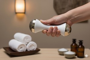 Handmade Kansa Wand Cheap Price Ayurvedic <b>Massage</b> <b>Tool</b> for Face Lift Skin Tightening Relaxation and Beauty Care Routine - Product Image 4