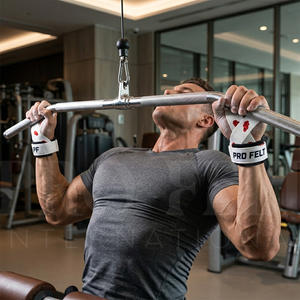 Sangles de musculation en coton, dernier design, pour le soutien des poignets en salle de sport, musculation, soulevé de terre, powerlifting, entraînement de force, fitness - Product Image 3