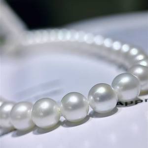 Collier en perles d'eau douce de 8-9 mm en gros avec boucle en argent S925, collier de beauté impeccable - Product Image 4