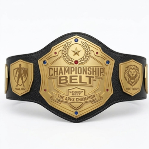 Ceintures de championnat personnalisées Ceintures de récompense haut de gamme Design sportif personnalisé Fabricant OEM ODM Vente en gros directe d'usine - Product Image 1