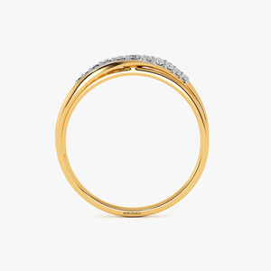 Anillo de mujer con diamante cultivado en laboratorio, corte brillante redondo, anillo de compromiso clásico en oro de 18K, 14K, 10K, plata 925, 935. - Product Image 4