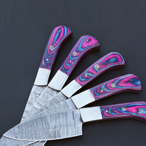 Practical Damascus Steel <b>Kitchen</b> Knife Set With Durable Material And Comfortable Handling For <b>Kitchen</b> Tasks - Product Image 5