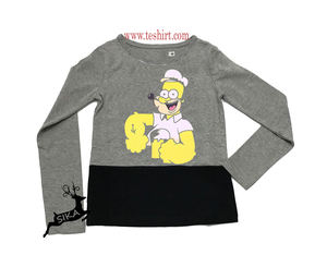 Camisetas de Verano para Niño 100% Algodón, Ecológicas, Transpirables, de Manga Corta, con Estampado Animal, Ropa Infantil en Oferta Online en India - Product Image 5