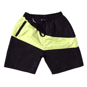 Unisex Color Blocked Satin <b>Shorts</b> Sporty Quick Dry Above Knee Length Regular Fit Spring Summer Wear - Product Image 4