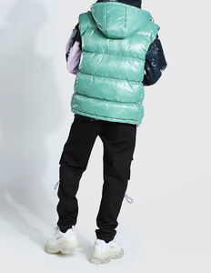 Veste sans manches matelassée coupe-vent pour homme, en coton, épaisse et chaude, de haute qualité, fournie directement par l'usine, pour l'automne et l'hiver. - Product Image 2