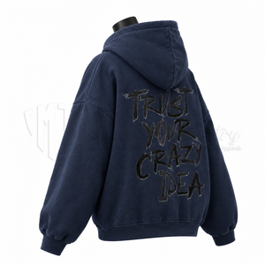Sweat-shirt à capuche surdimensionné pour femme avec motif étoile, style streetwear décontracté - Product Image 4