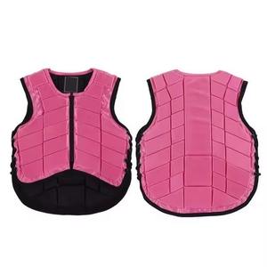 Pink Equestrian <b>Body</b> Protector Vest Short Sleeve Lightweight Neoprene Riding Safety Gear Unisex Solid Color 2026 - Product Image 3