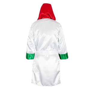 Bata de Boxeo Personalizada con Impresión, Bata de Entrada Ligera de Satén con Logotipo para Luchadores - Product Image 3