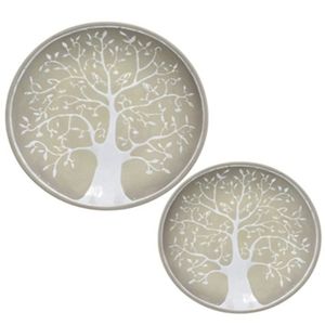 Arte de pared elegante de forma redonda para interiores decorativos tonos grises hermoso arte para decoración de bodas Hogar y restaurante decorativo - Product Image 1