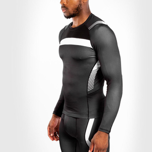 Sublimation Printed Spandex Bjj Quick-dry Unisex <b>Compression</b> Breathable Rash Guard Long Sleeve Unisex - Product Image 6