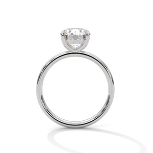 Elegant Design 14k Rose Gold Engagement <b>Ring</b> Classic Proposal <b>Ring</b> With Round Cut Moissanite Diamond Wedding Jewelry Gift - Product Image 4