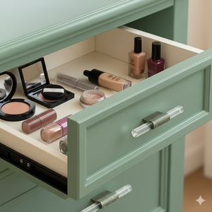 Tirador de Barra Moderno de Lujo de Aleación de Zinc y Acrílico para Gabinetes, Cajones, Cocina, Baño, Comedor y Muebles de Dormitorio - Product Image 6