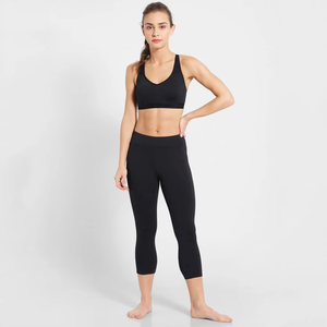 Ensemble de soutien-gorge de sport personnalisé OEM ODM de haute qualité pour femmes grandes tailles, en nylon et élasthanne, sans couture, asymétrique, pour yoga et course à pied - Product Image 5