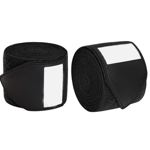 Vendas Negras para Manos de Algodón, Protectoras para Entrenamiento de Boxeo, para Todas las Estaciones - Product Image 1