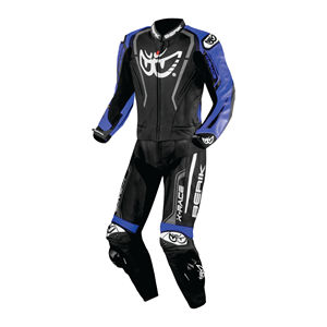 Combinaison de moto en cuir de vachette à manches longues unisexe BeriK, noire, respirante, avec protection CE, été/hiver, toutes saisons - Product Image 3