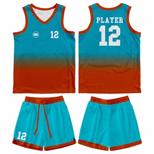 Conjunto de Uniformes de Baloncesto Personalizados Baratos al por Mayor, Camisetas y Pantalones Cortos para Equipos, Proveedor Mayorista, 100% Poliéster, Anti-UV, Deportivo - Product Image 1
