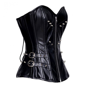 Collection tendance actuelle : Corset en cuir léger et respirant de haute qualité à maintien moyen pour femme, ajustement confortable - Product Image 2
