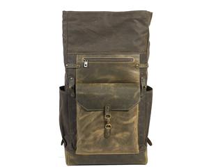 กระเป๋าเป้หนังผ้าใบ ขนาดใหญ่ ใส่แล็ปท็อปได้ คุณภาพสูง ขายส่งจำนวนมาก รหัสสินค้า LCB-0085 - Product Image 4