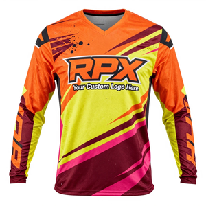 Service OEM, vêtements de course automobile haute performance, maillot de motocross, polyester respirant, impression par sublimation, maillot de motocross - Product Image 4