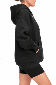 Sudadera con Capucha Unisex para Hombre y Mujer, de Poliéster/Algodón, para Invierno, con Logotipo Personalizado, Transpirable - Product Image 3