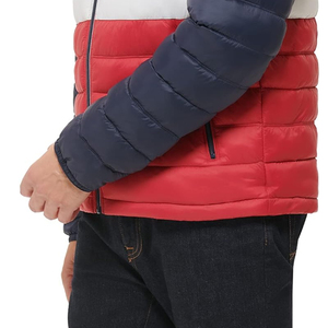 Men's Casual Long Stand Collar Puffer <b>Jacket</b> Autumn Embroidered Polar <b>Fleece</b> Full Zip Soft Polyester Fabric <b>Thick</b> Outdoor - Product Image 4